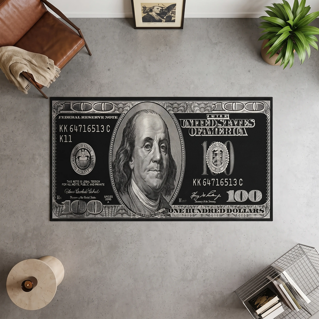 black-100-dollar-bill-runner-rug-novelty-money-hallway