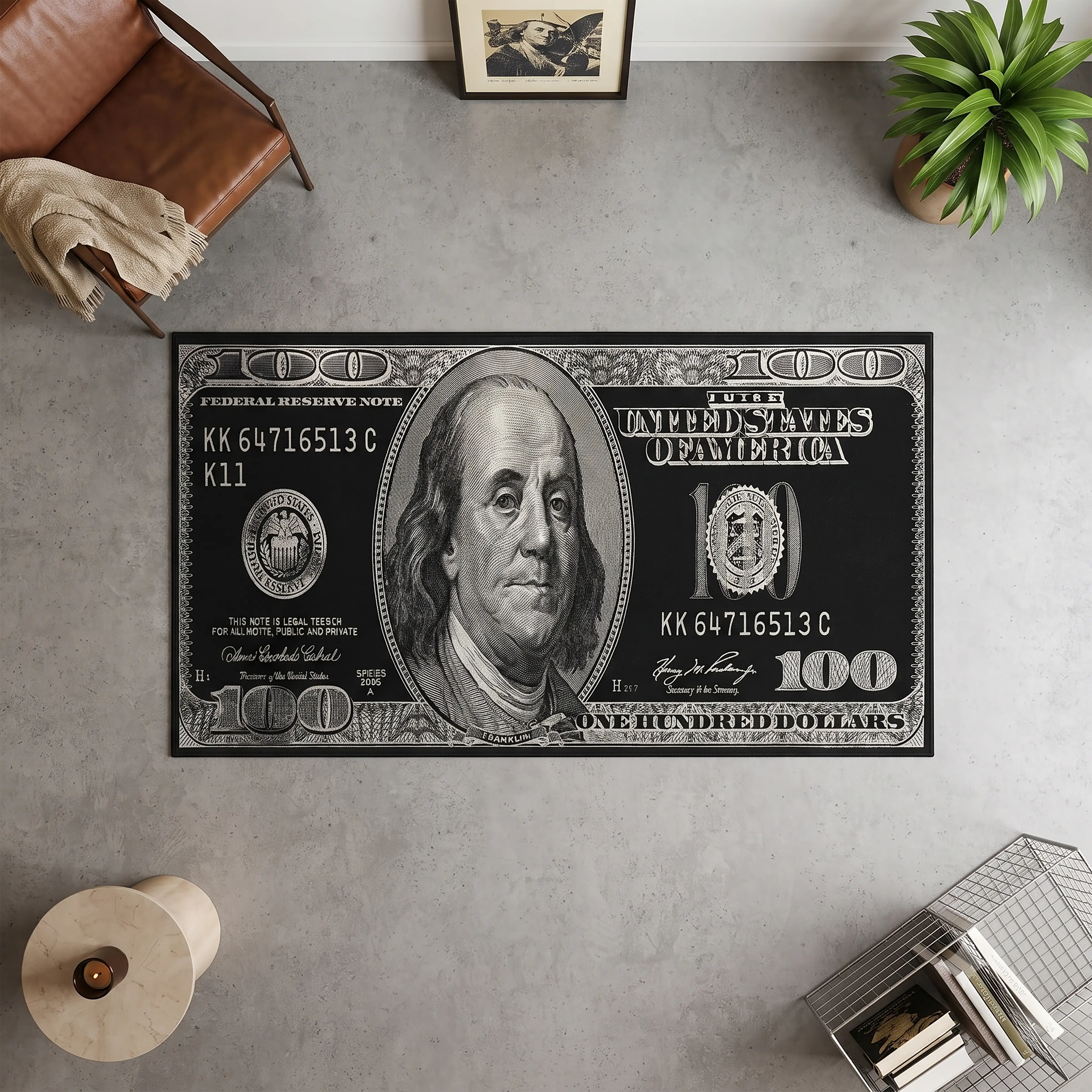 black-100-dollar-bill-runner-rug-novelty-money-hallway
