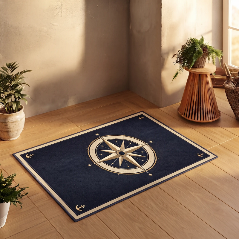 nautical-compass-area-rug-navy-blue-anchor-coastal